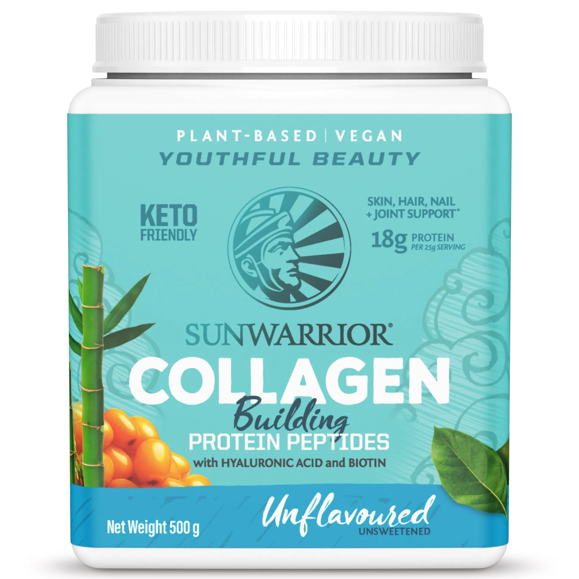 Sunwarrior Collagen Building Protein Peptides Natural 500g