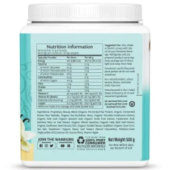 Sunwarrior Collagen Building Protein Peptides Tahitian Vanilla 500g
