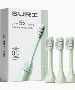 SURI Replacement Toothbrush Heads Winter Fern 3 heads
