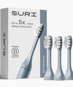 SURI Replacement Toothbrush Heads Morning Waves 3 heads