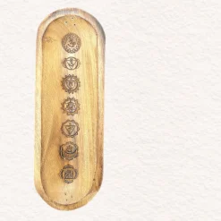 Temple of Incense 7 Chakra Wooden Incense Holder each
