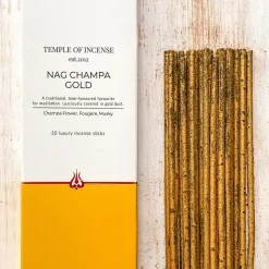 Temple of Incense Nag Champa Gold 20 sticks