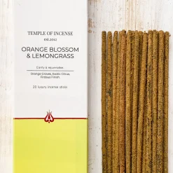 Temple of Incense Orange Blossom Lemongrass 20 sticks