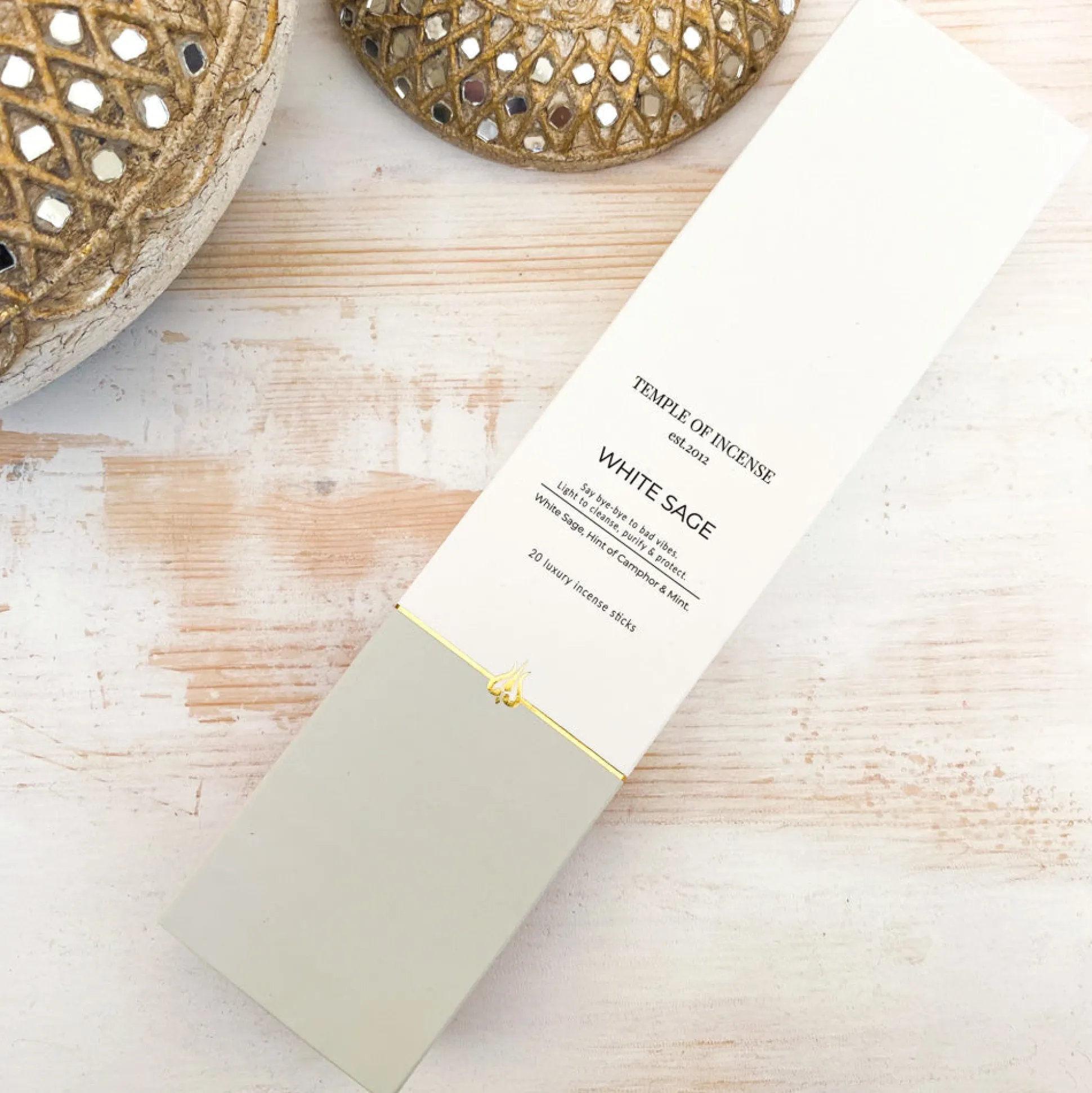 Temple of Incense White Sage 20 sticks