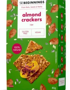 The Beginnings Almond Crackers 80g