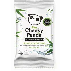 The Cheeky Panda Biodegradable Bamboo Handy Wipes 12 wipes