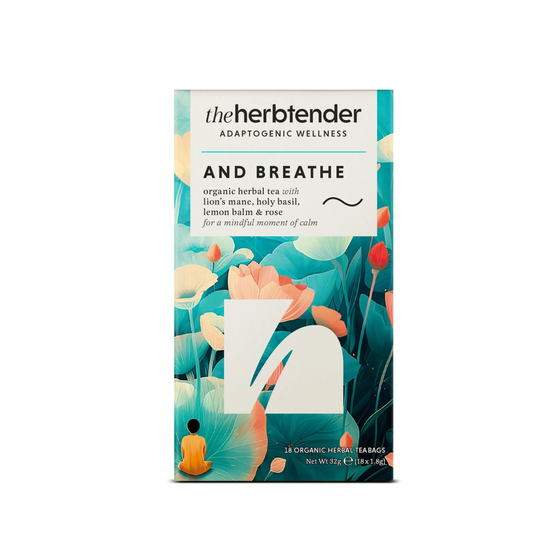 The Herbtender And Breathe Organic Herbal Tea 18 bags