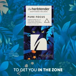 The Herbtender Pure Focus Organic Herbal Tea 18 bags