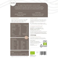 The Organic Protein Co. Raw Cacao & Maca Organic Whey Protein Powder 400g 400g