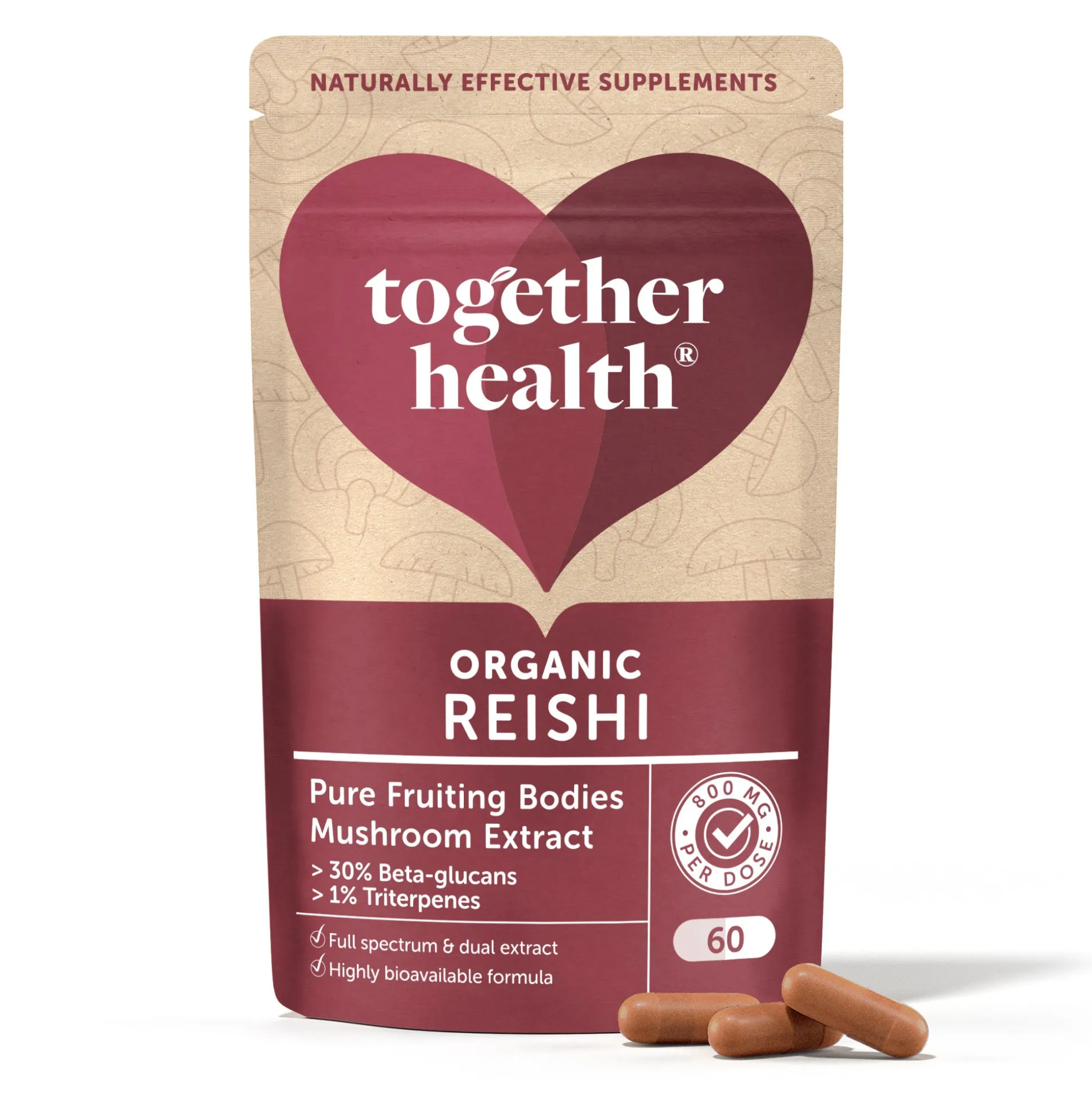 Together Health Reishi Mushroom 60 caps