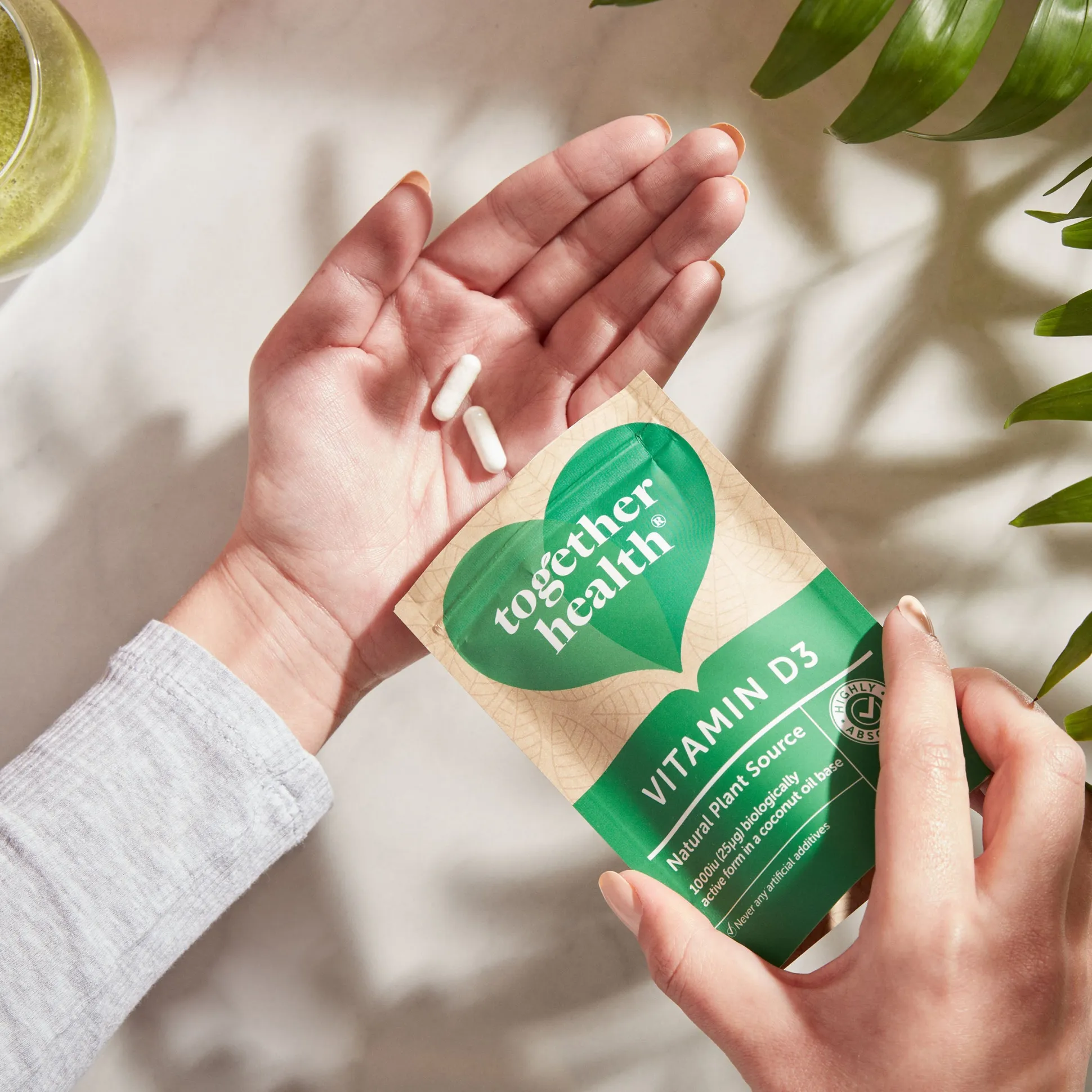 Together Health Vegan Vitamin D3 food supplement 30 caps