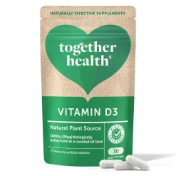 Together Health Vegan Vitamin D3 food supplement 30 caps