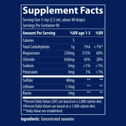 Trace Minerals Liquid ConcenTrace Trace Mineral Drops 237ml