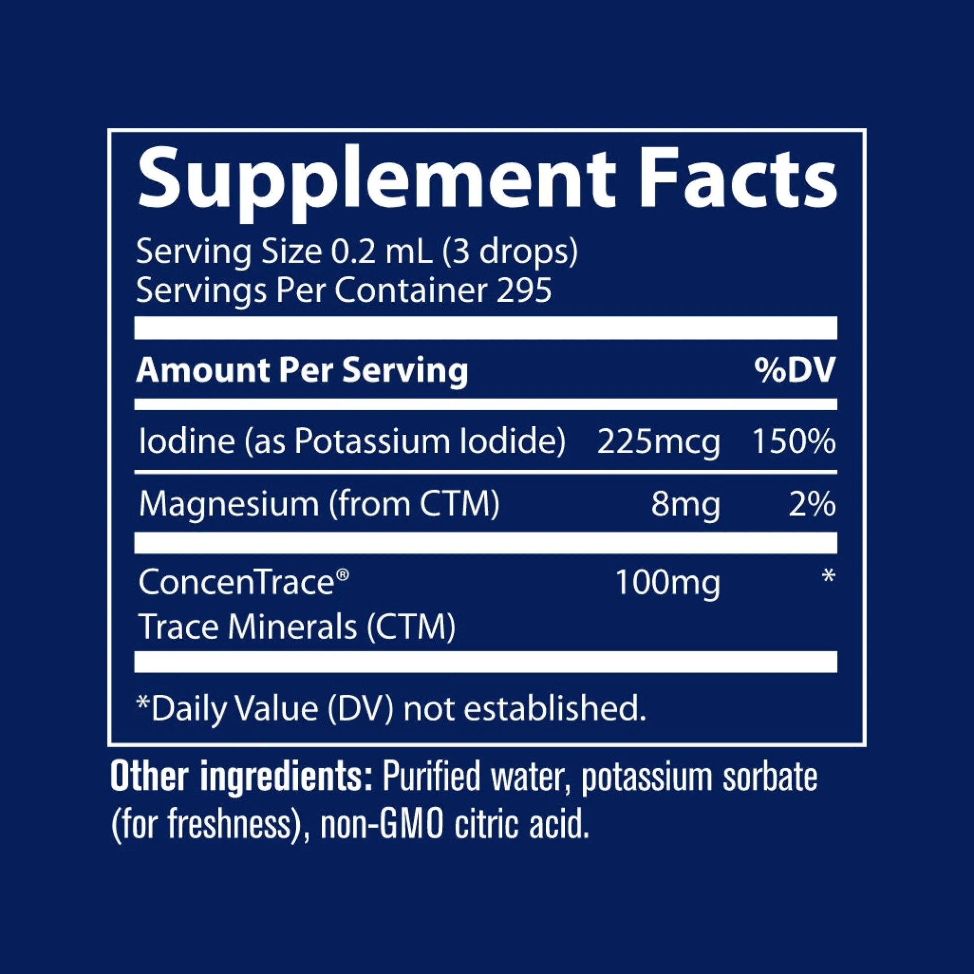 Trace Minerals Liquid Ionic Iodine from Potassium Drops 59ml
