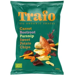 Trafo Carrot, Beetroot, Parsnip, Sweet Potato Chips 100g