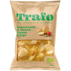 Trafo Sourcream & Onion Potato Chips 125g