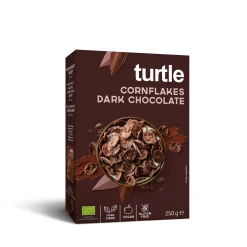 Turtle Cornflakes Dark Chocolate Organic + Gluten Free 250g