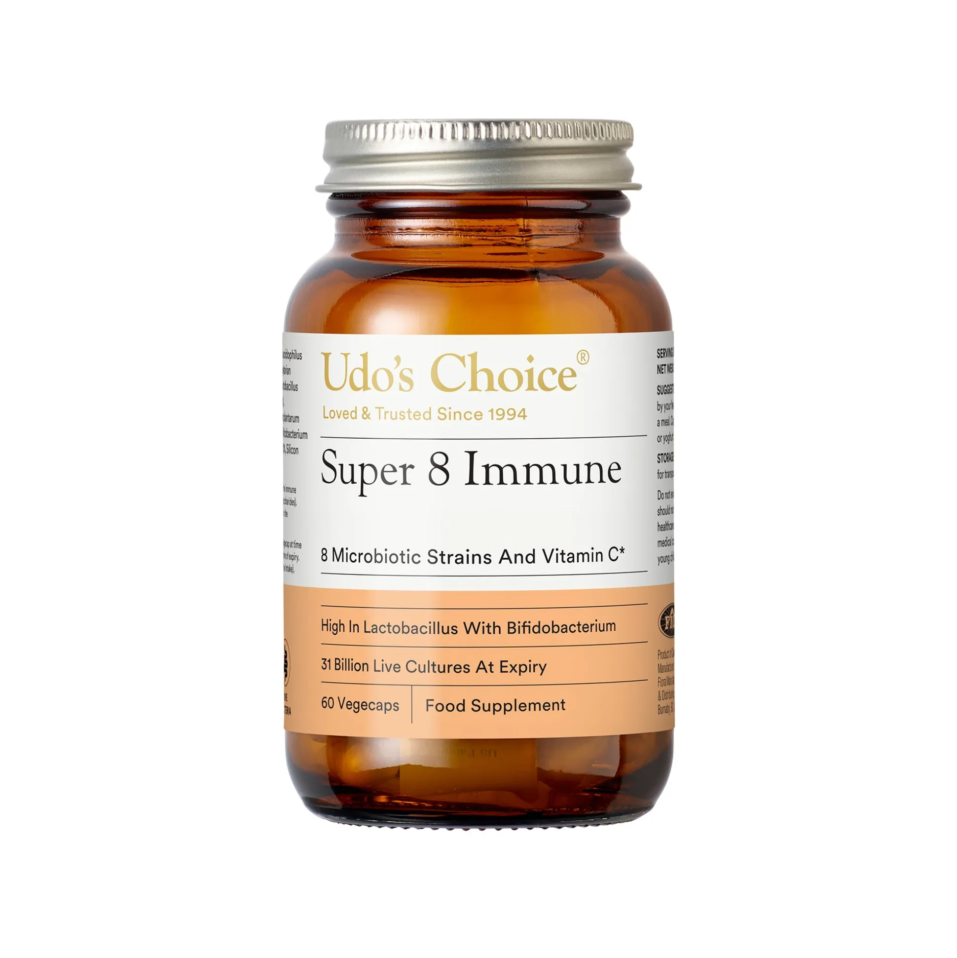 Udo's Choice Super 8 Immune Microbiotics 60 caps
