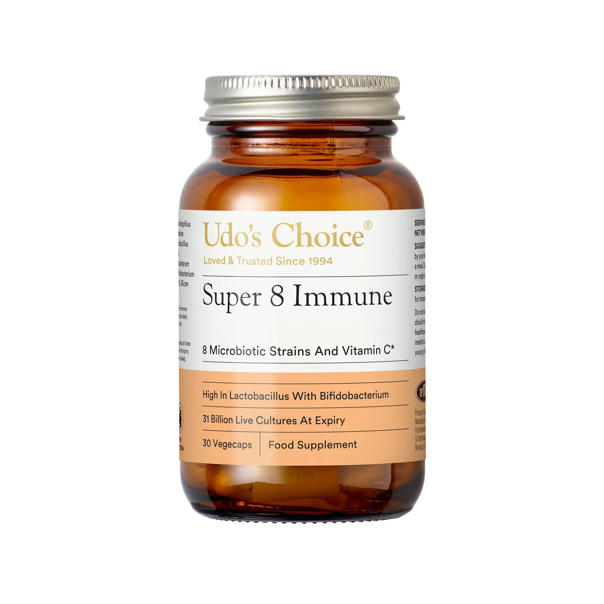 Udo's Choice Super 8 Immune Microbiotics 30 caps