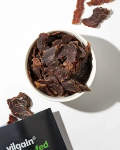 Vilgain Beef Jerky Grass-Fed Sea Salt 25g