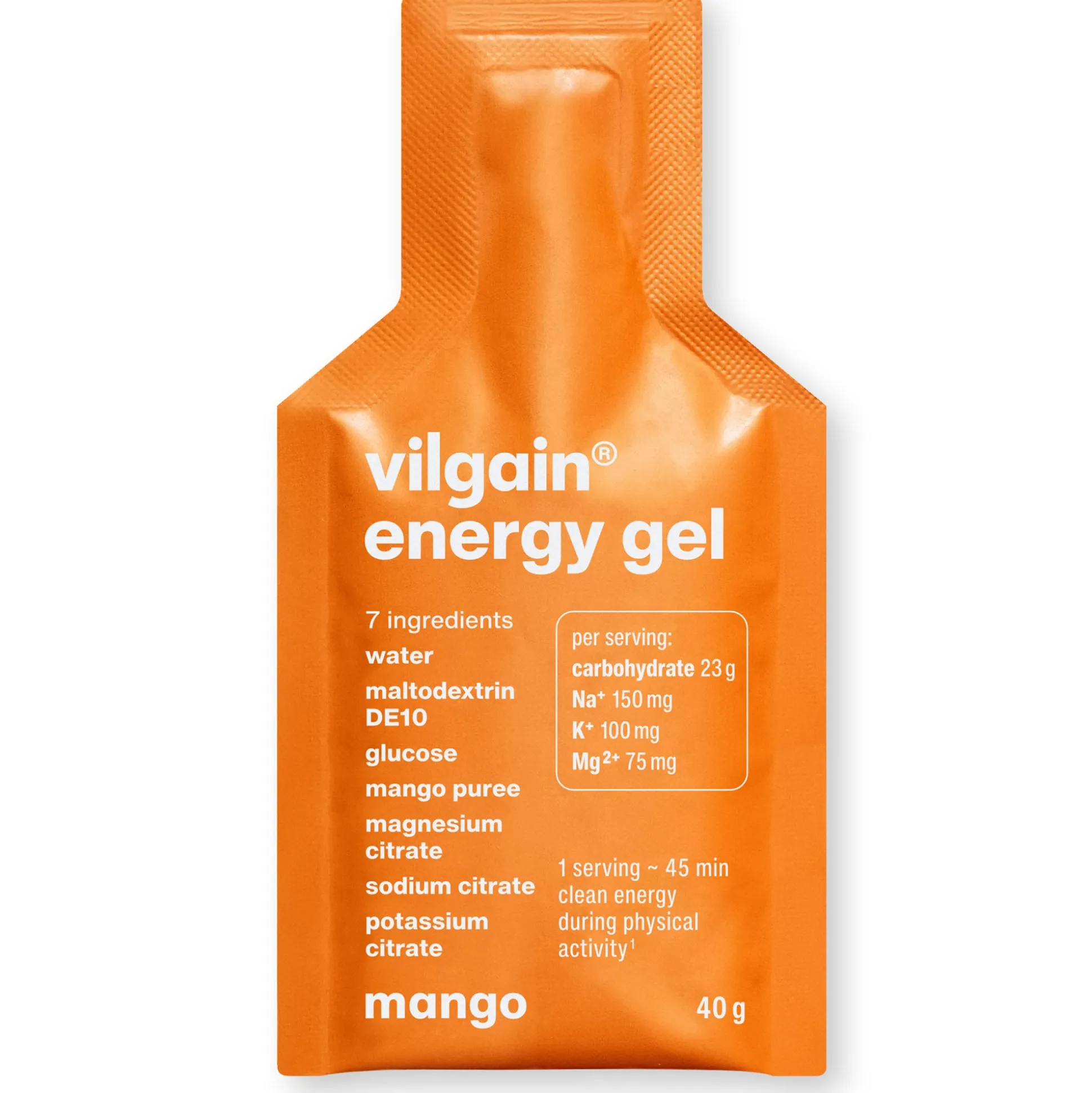 Vilgain Energy Gel Mango 40g