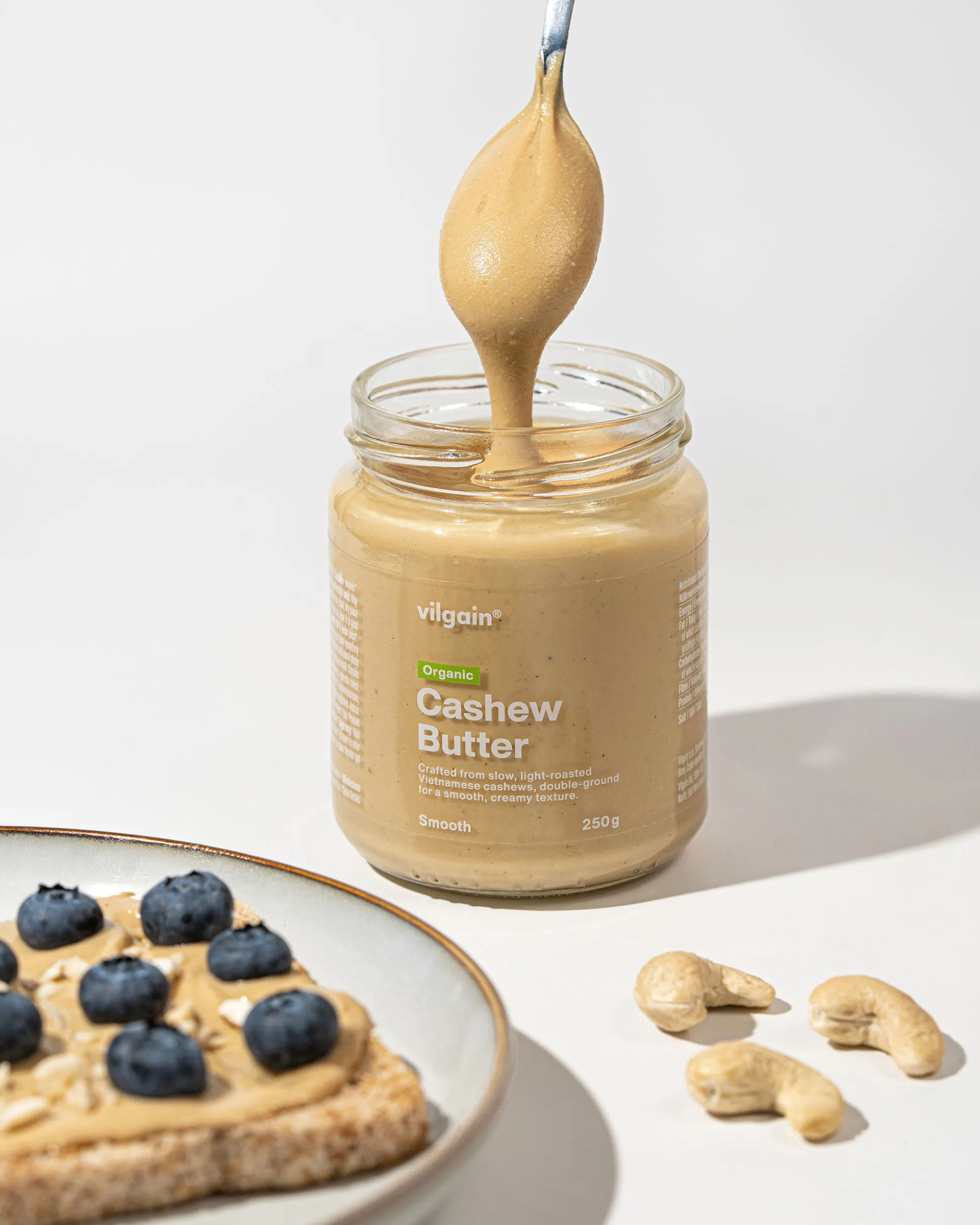 Vilgain Organic Light Roast Cashew butter 250g