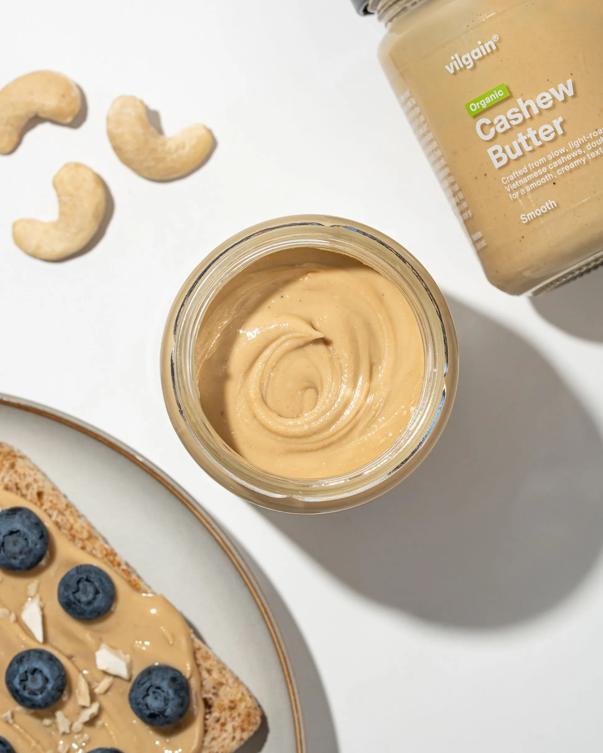 Vilgain Organic Light Roast Cashew butter 250g