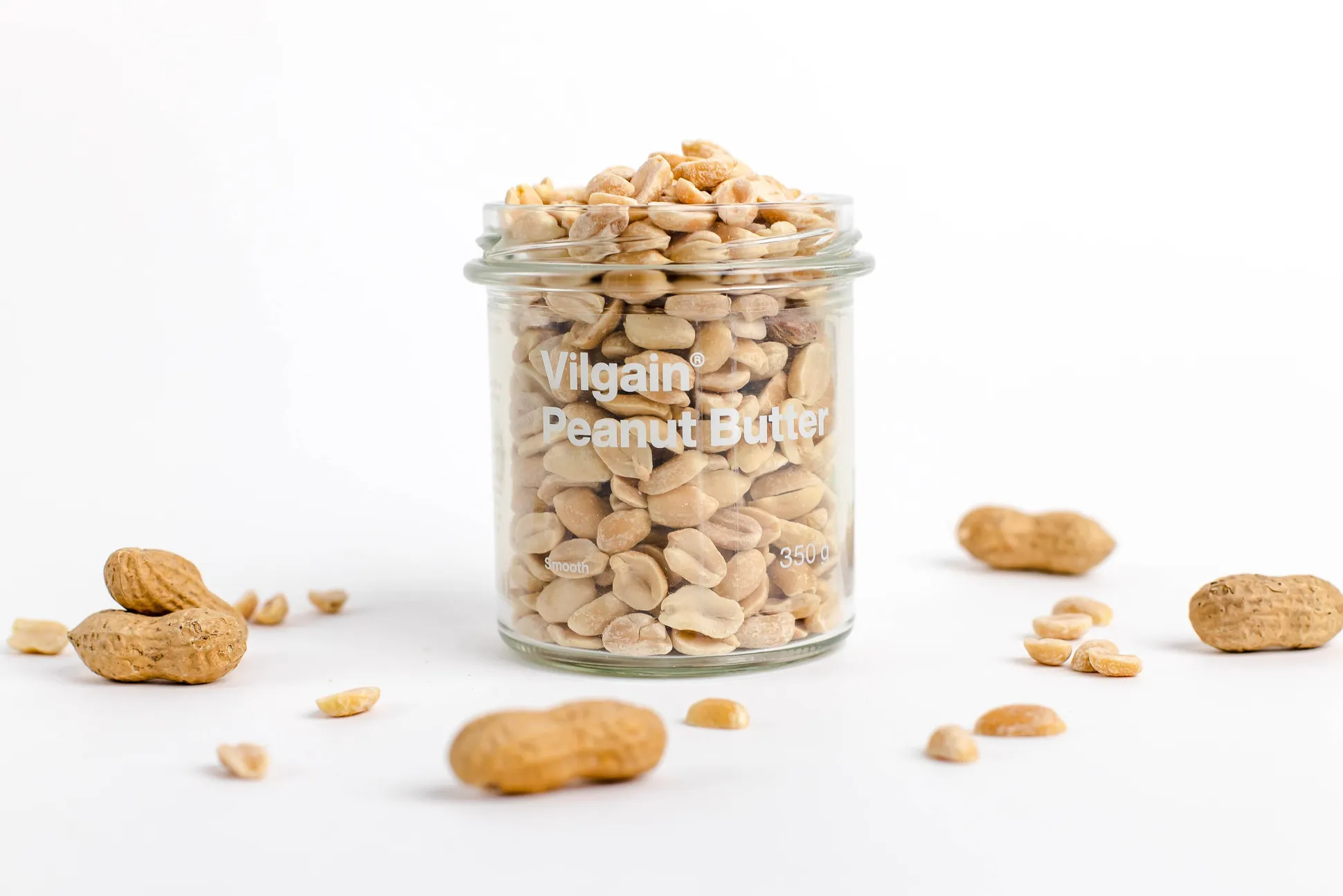 Vilgain Organic Peanut Butter - crunchy 350g