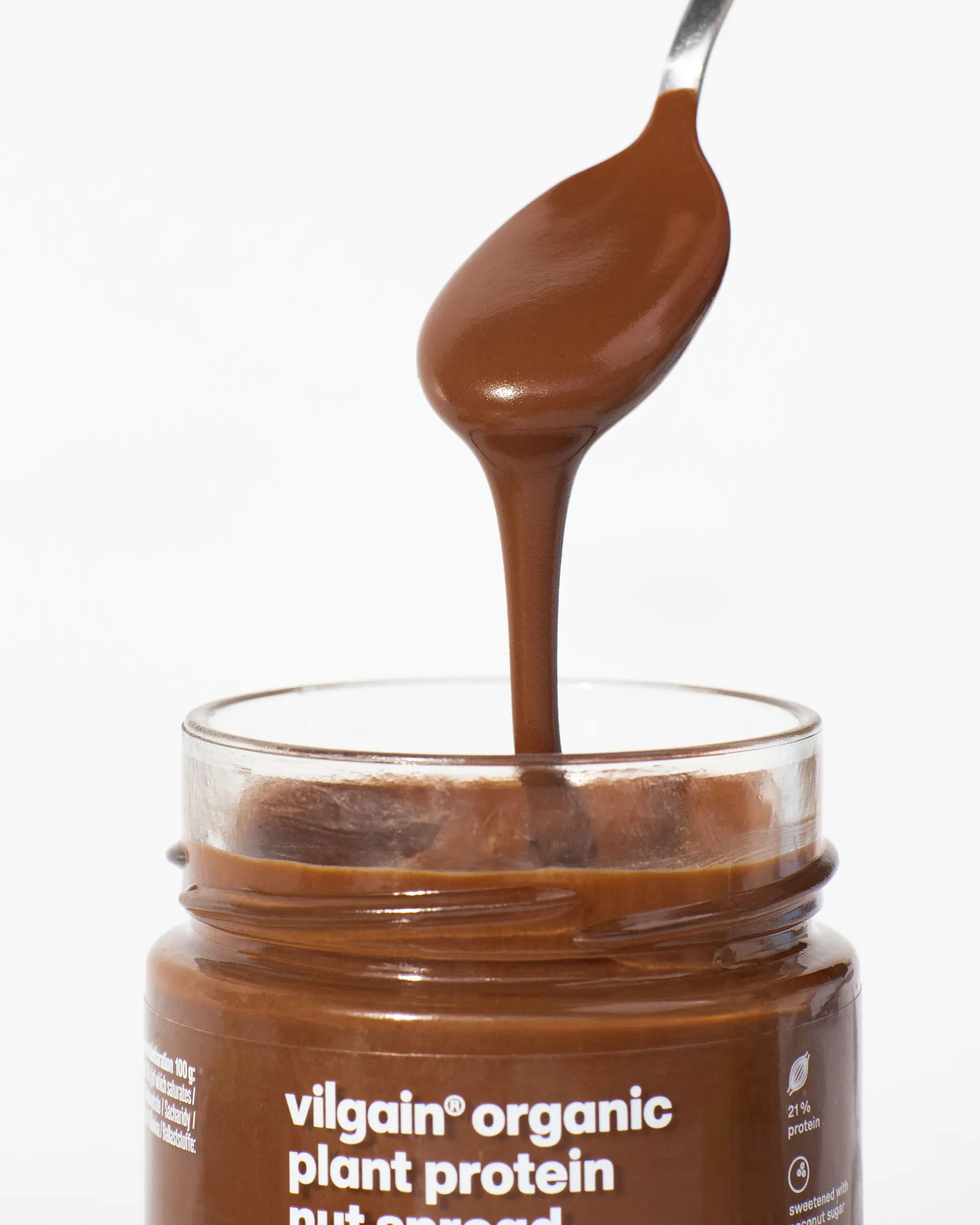 Vilgain organic plant protein nut spread - hazelnut,cocoa 250g