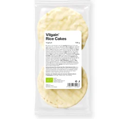 Vilgain Organic Rice Cakes - Yogurt 100g