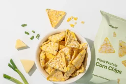 Vilgain Plant Protein Corn Chips Cheese & Onion flavour 60g