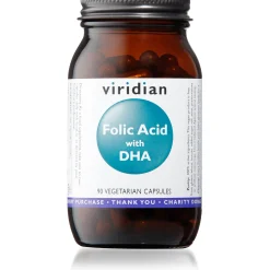 Viridian Folic acid with DHA 90 caps