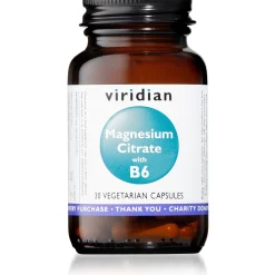 Viridian Magnesium Citrate With B6 30 caps