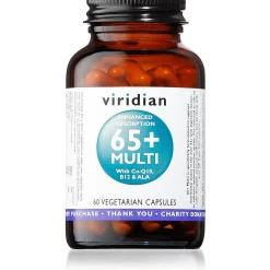 Viridian 65+ Multivitamin and Mineral 60 capsules