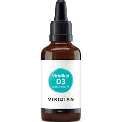 Viridian Viridikid Vitamin D3 Drops 400IU 30ml