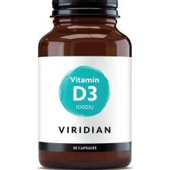 Viridian Vitamin D3 1000IU 30 caps