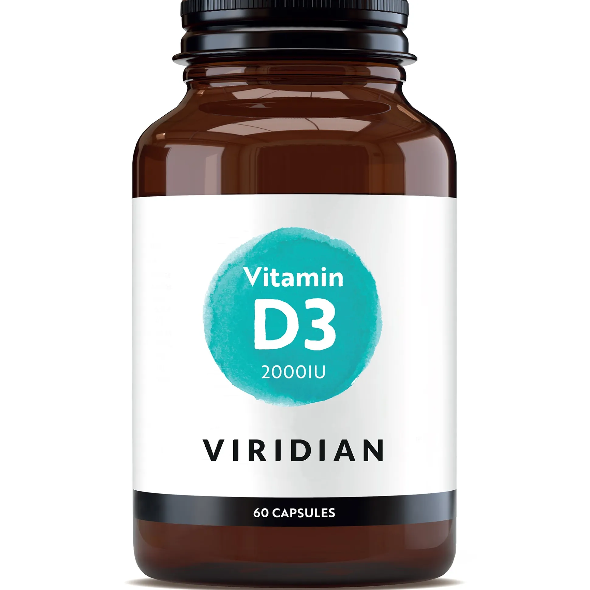 Viridian Vitamin D3 2000IU 60 capsules