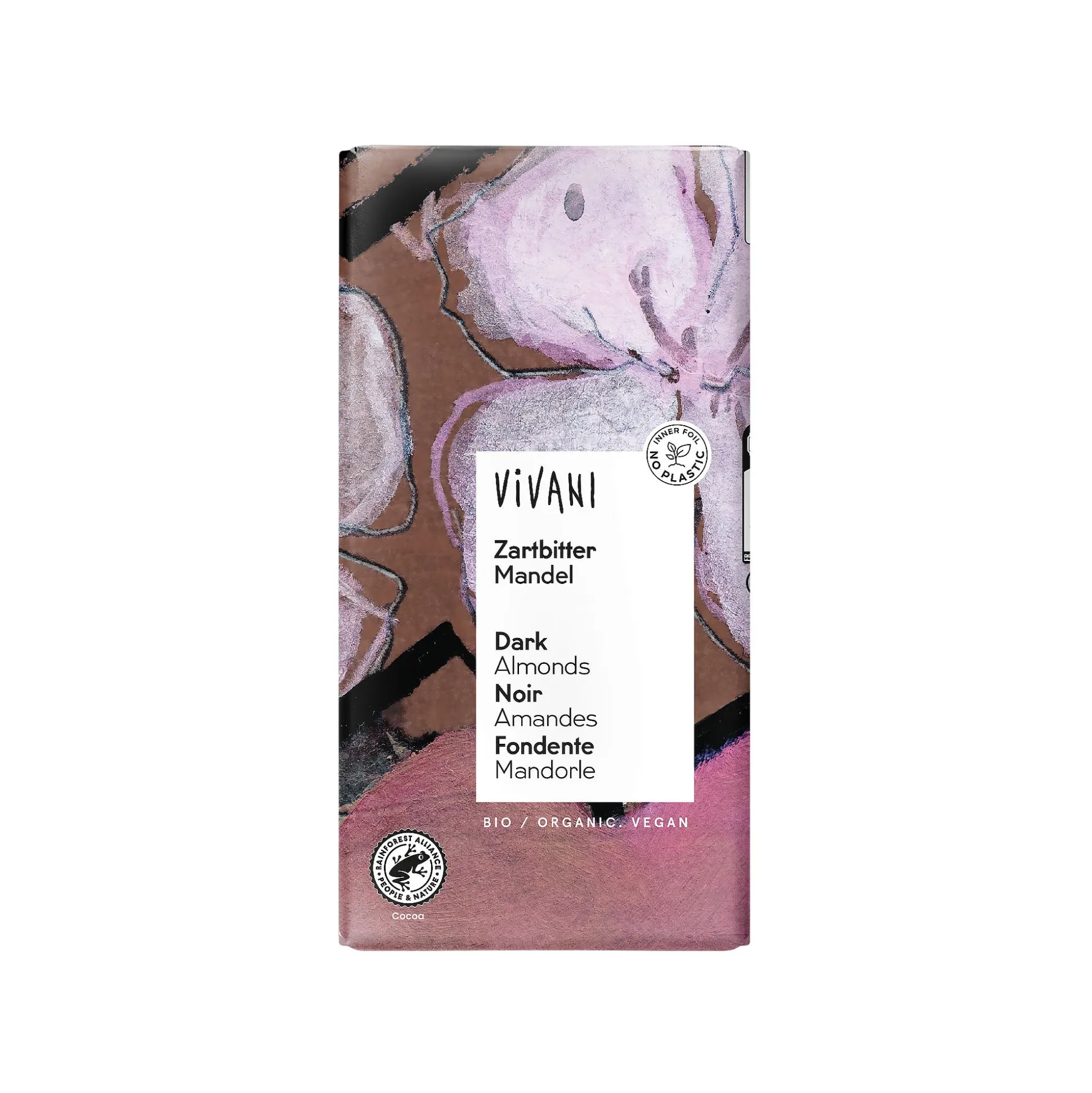 Vivani Dark Almond Chocolate 100g