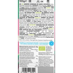 Vivani Dark Chocolate with Whole Hazelnuts, Organic 100g