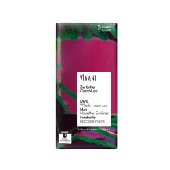 Vivani Dark Chocolate with Whole Hazelnuts, Organic 100g
