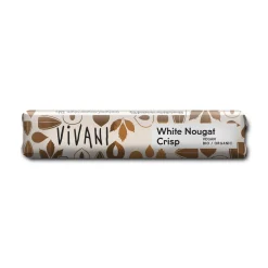 Vivani White Nougat Crisp Chocolate Bar, Organic 35g