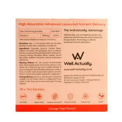 Well.Ac Lipo Vit C [C] 30 sachets 30 x 7ml