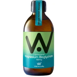 Well. Actually. Liposomal Magnesium Bisglycinate 200mg - Lime Flavour 250ml