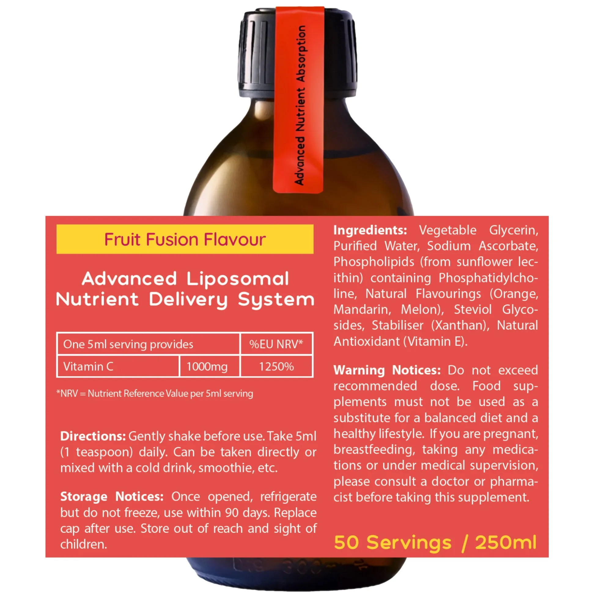 Well.Actually. Liposomal Vitamin C 1000mg 250ml