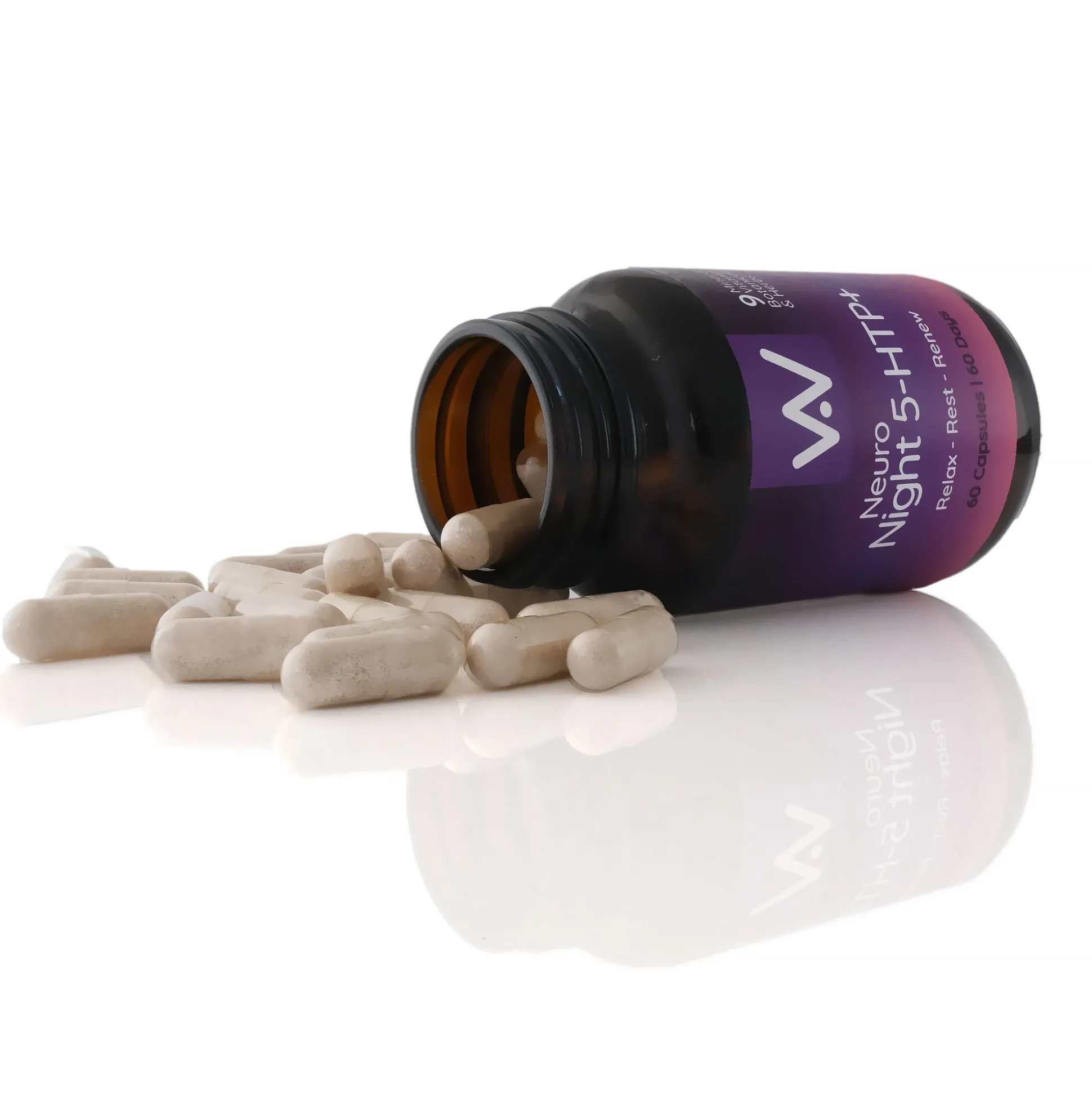 Well. Actually. Neuro Night 5-HTP+ 60 Capsules