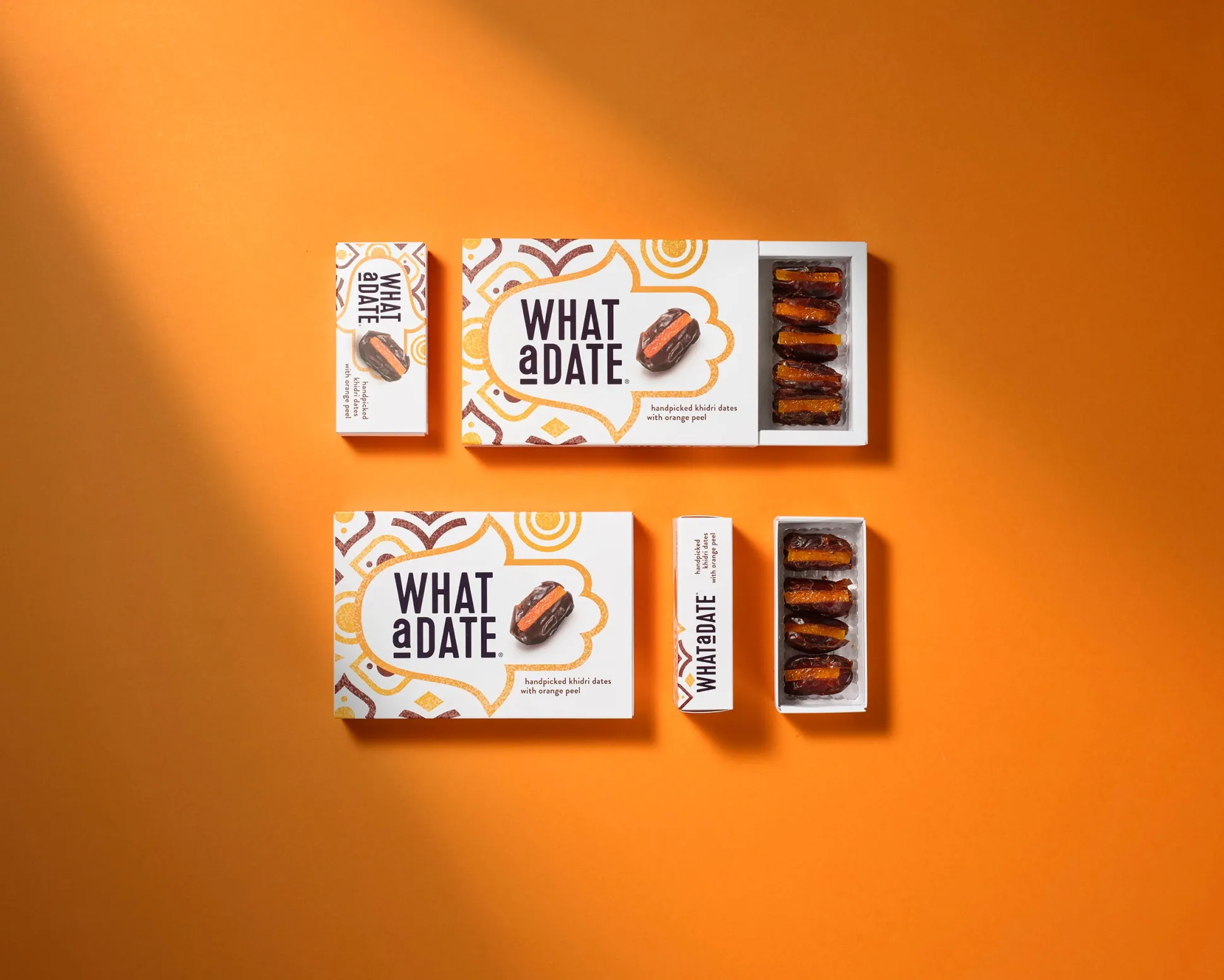 What a Date Orange Peel - Snack Box 4 pcs