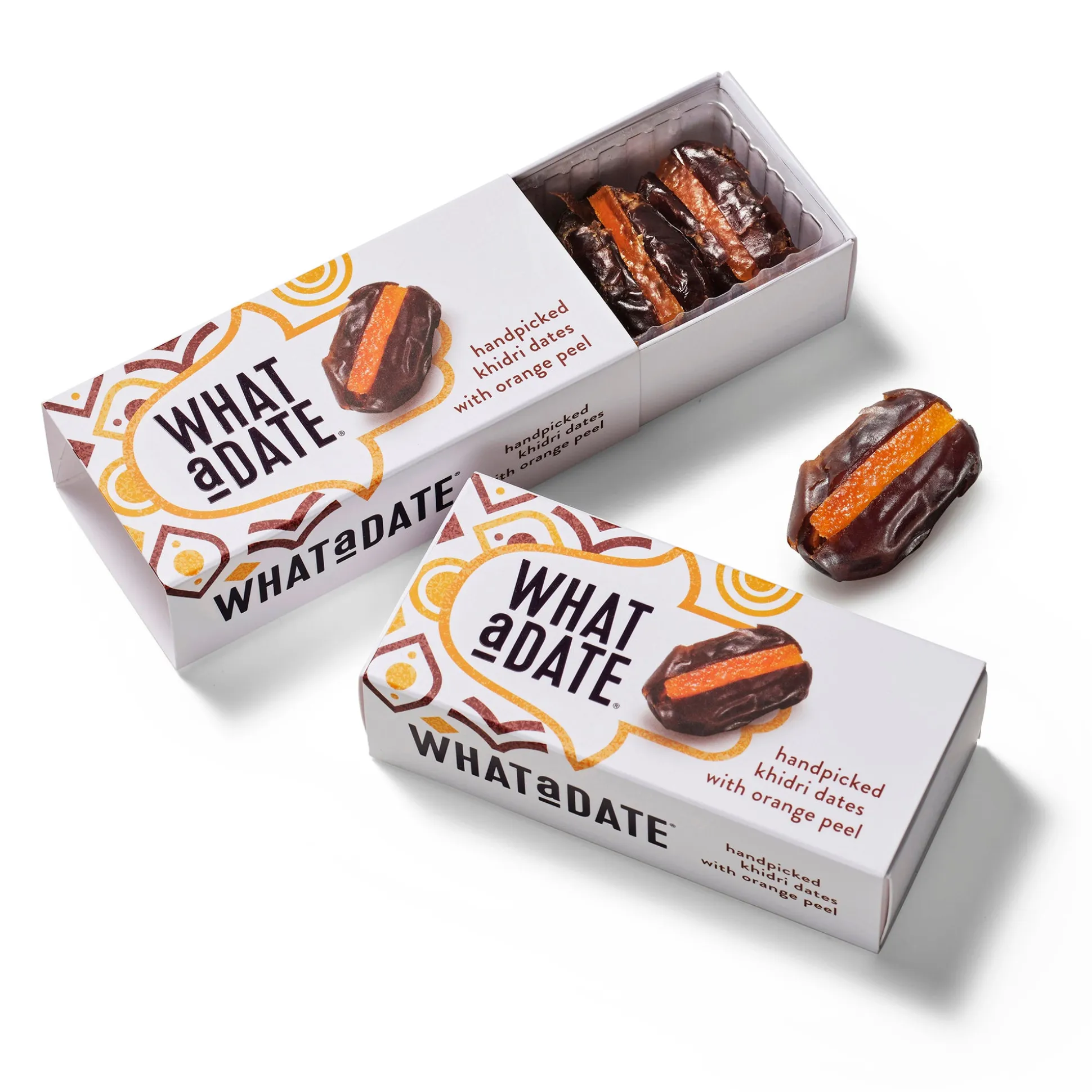 What a Date Orange Peel - Snack Box 4 pcs