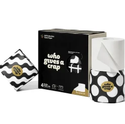Who Gives A Crap Double Length Premium Bamboo Toilet Paper 6 pack