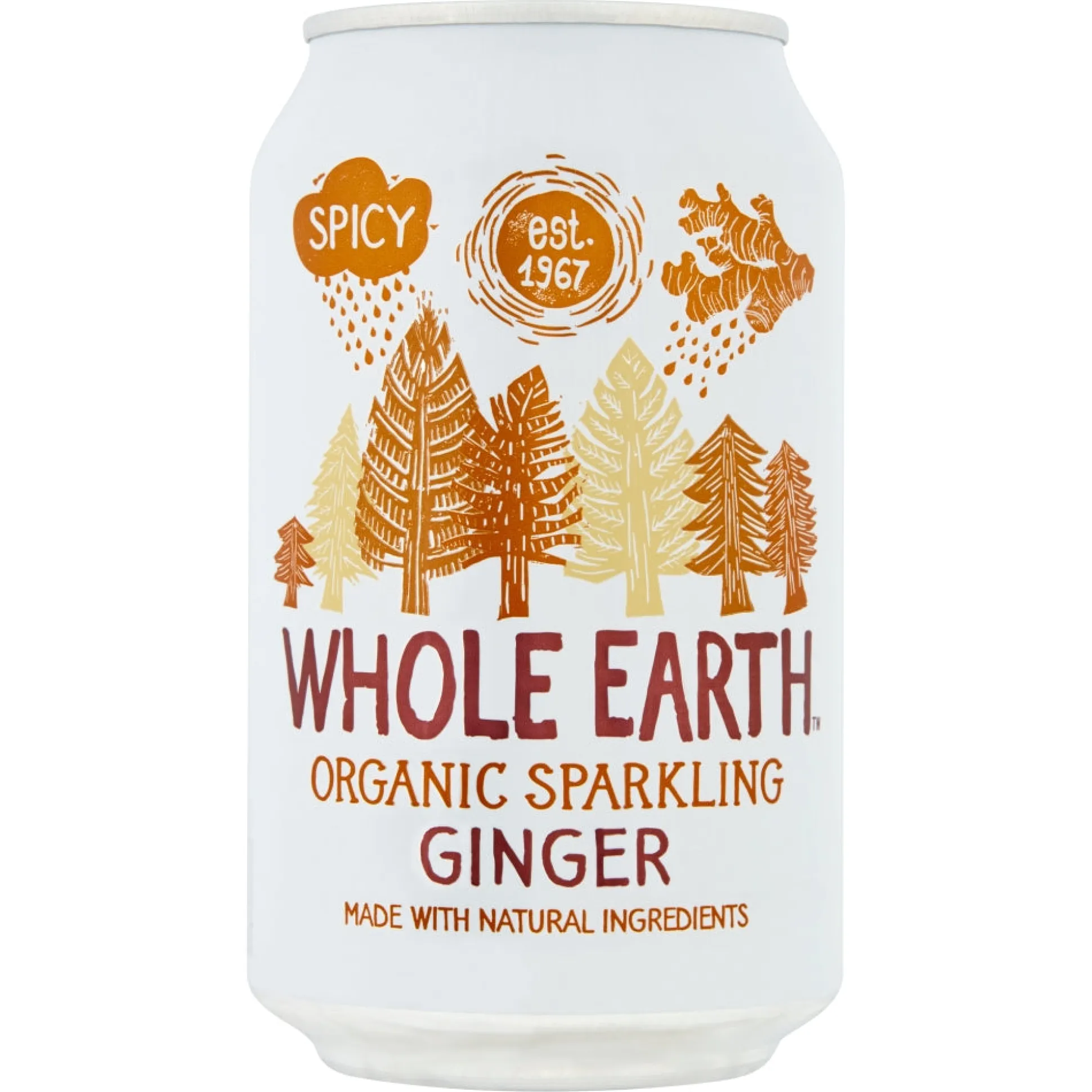 Whole Earth Sparkling Ginger Drink 330ml