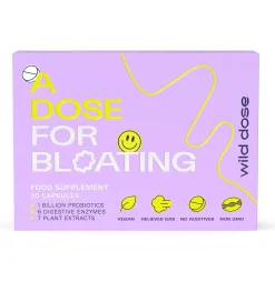 Wild Dose A Dose For Bloating 20 Caps